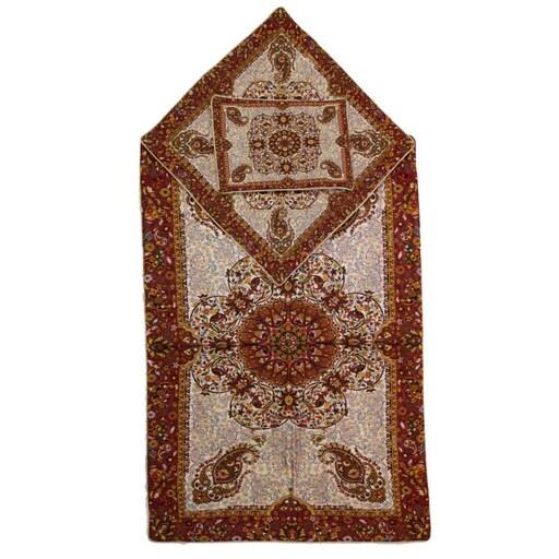 ست سجاده جانماز ترمه افشار(شاین دور زرشکی)